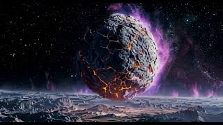 Epic Cosmic Lava Planet Screensaver Fiery Nebula World Ambient Loop For Samsung Frame Tv