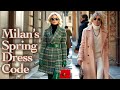 Spring 2024 stylish outfits what is trending today in milan italian street style  shopping walk