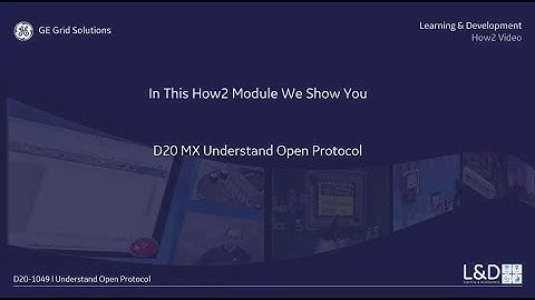 D20-1049 l Understand Open Protocol v1