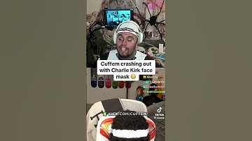 Cuffem crashing Out With Charlie Kirk FACE MASK
