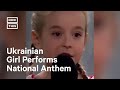 Ukrainian Girl Performs Her National Anthem in Poland