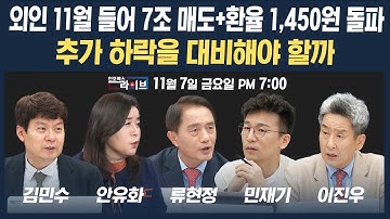🔴[19시 생방송] 지금부터는 추가 하락을 대비해야 할까 (류현정, 안유화, 민재기, 김민수) | 인포맥스라이브 251107
