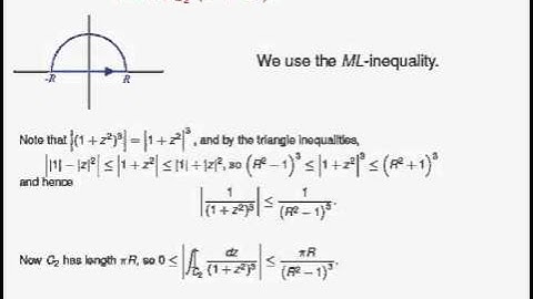 Using the Residue Theorem to Evaluate Real Integrals (2/2)