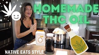 How To Make Homemade THC Oil- Coconut Oil Infused With Flower