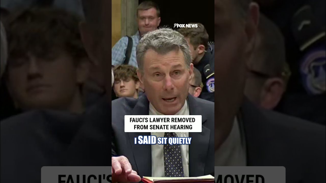 Fauci's lawyer REMOVED from fiery Senate hearing #shorts #us #news #foxnews #usnews #Fauci #covid