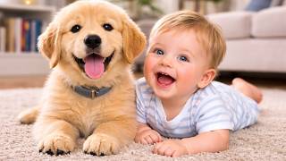 Baby Puppy Lovely Moments ❤️ | Rolling Together 🐾 | Happy Smiles 😄