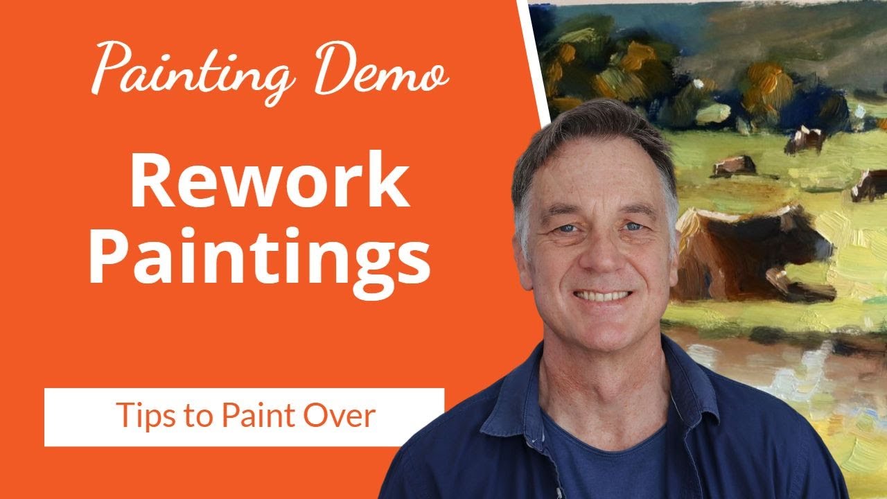 Have you tried PAINTING OVER Old Paintings? YouTube