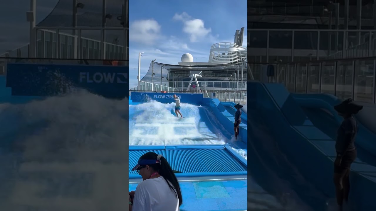 Flow Rider Action - Utopia of the Seas #shortsvideo