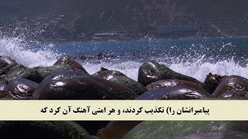 جز 24 ( سوره زمر  آیه 75 و سوره غافر از آیه 1 تا7 ) با ترجمه فارسی صوتی و تصویری