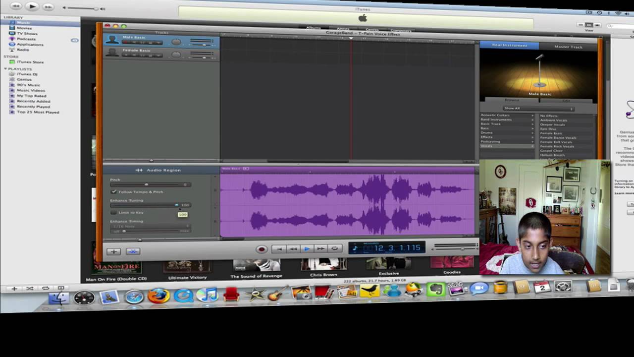 How To: Sound Like T-Pain In Garageband - A mac tutorial on how to get the rapper and singer T-Pain's auto tune effect in Garage Band. Quick recap Enhance Tuning 100% and Limit To Key Checked. Follow on