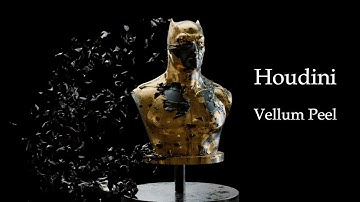 Houdini Vellum Cloth Peel RnD