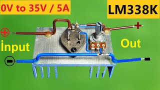 Voltage Regulator LM338K Power Supply / Constant Voltage Output