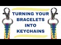 Turning a Friendship Bracelet Into A Keychain [CC] | Alex&#39;s Innovations