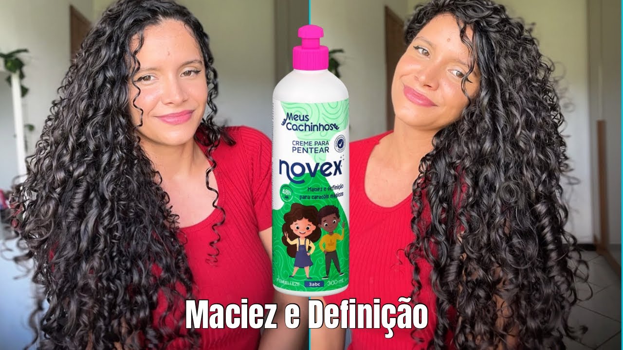 TESTEI O CREME MEUS CACHINHOS DA NOVEX