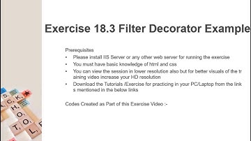 Angularjs Tutorial 18.3 Filter decorator Session 18 Decorators