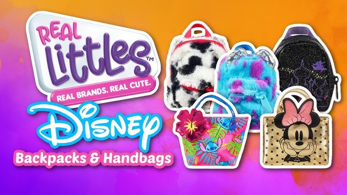 Unboxing Real Littles Disney Backpacks and Handbags! Cheshire Cat!  Tinkerbell! Ursula! Snow White! 