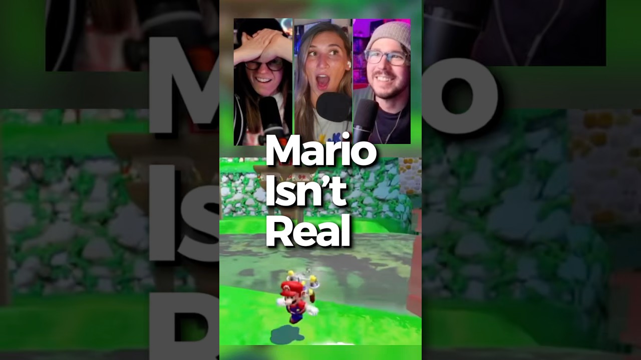 Huh Mario isn’t real?!