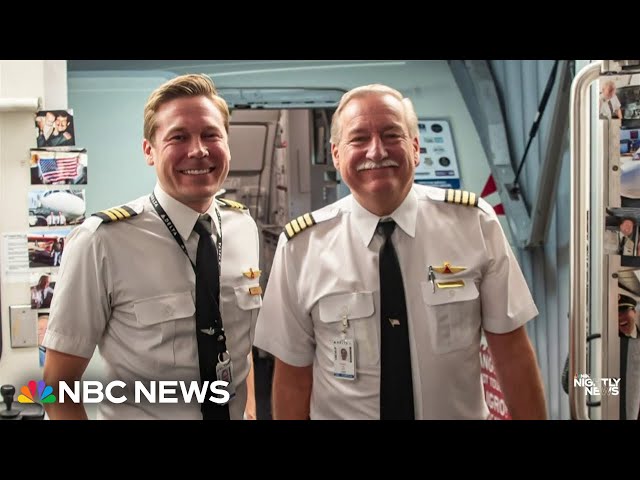 Father and son co-pilots celebrate final flight together