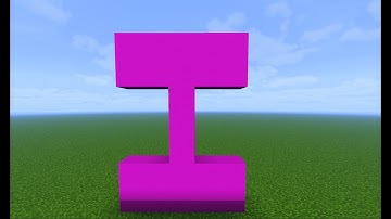 Minecraft Video: How To Make The Letter I Alphabet