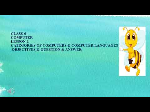 Class 6 computer notes lesson 1 - YouTube