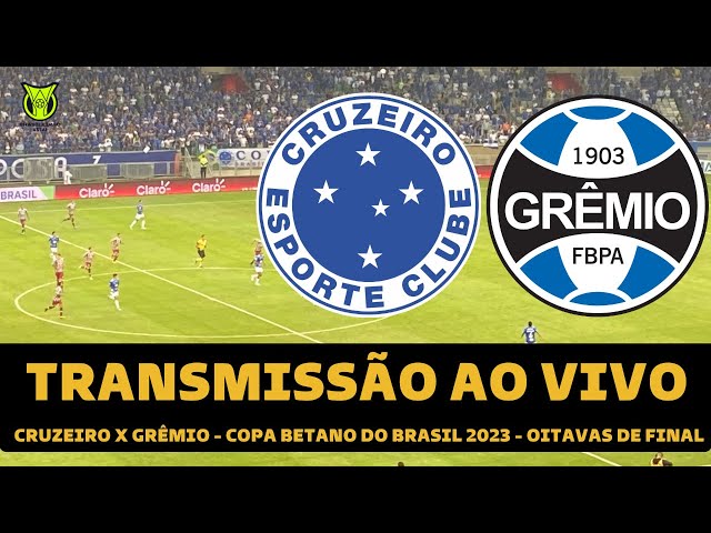 GRÊMIO X CRUZEIRO TRANSMISSÃO AO VIVO DIRETO DA ARENA - COPA DO BRASIL 2023  OITAVAS DE FINAL 