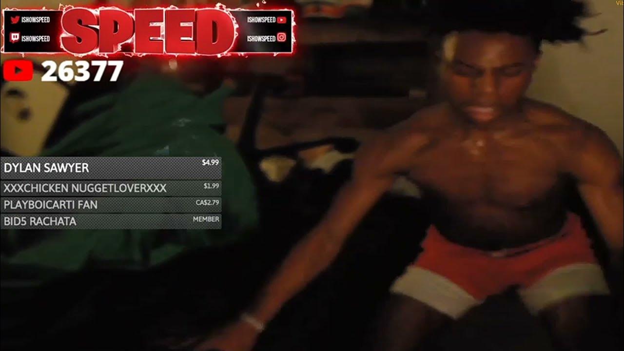 IShowSpeed Crazy celebration after winning $2k wager in 2k22 Against