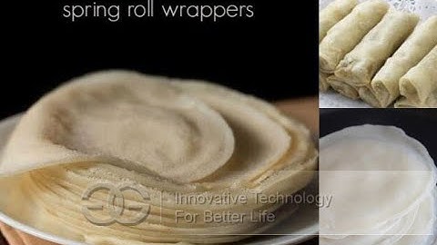 Commercial Spring Roll Wrapper Machine|Crepe Making Machine @gelgoog.com