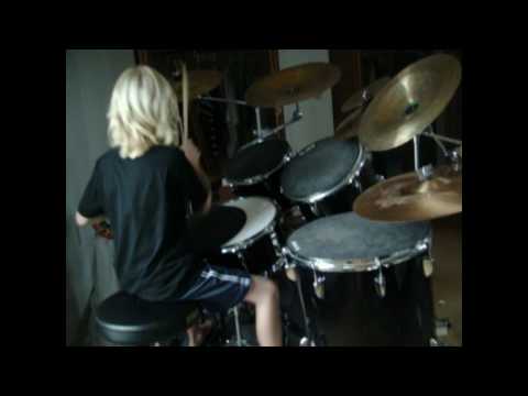 9yr. old Riley Stewart drum solo