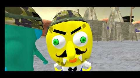 Sponge Area 51 Neighbor Escape Alien Base Secret | Level 7 | Gameplay