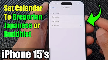 iPhone 15/15 Pro Max: How to Set Calendar To Gregorian/Japanese/Buddhist
