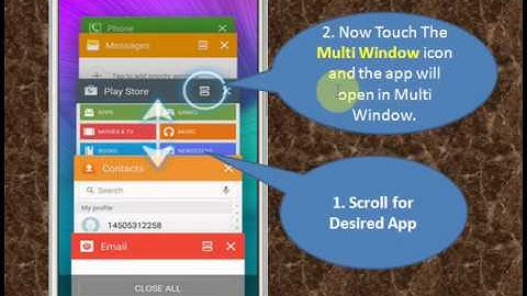 Samsung Galaxy S6 Edge:How to Use Multi Windows