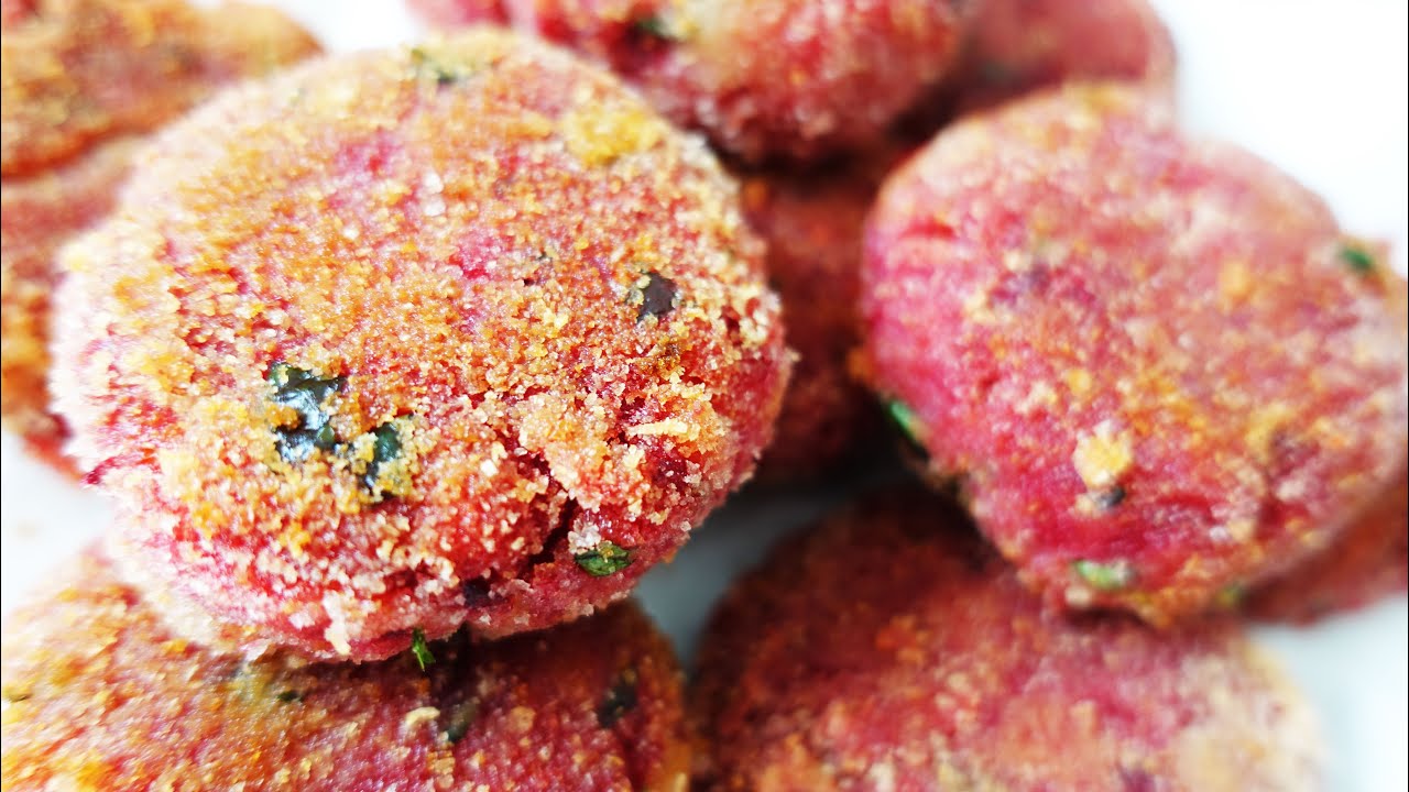 Свекольные котлеты | Beetroot cutlet | Новогоднее меню 2021 | #169