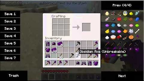 Minecraft Mod Review: Obsidian tools
