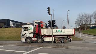 Aflevering Scania R500 8x4 Palfinger kran