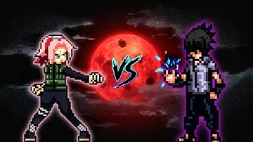 Sakura V2 VS Sasuke Rinnegan V2 OP in Jump Force Mugen