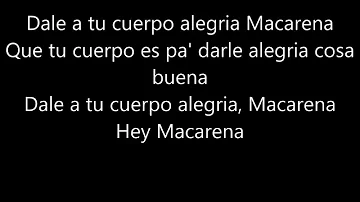 Macarena - Los del Rio, Lyric video (Hey Macarena!)