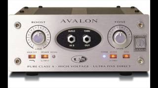 マイクテスト reamp avalon design u5 オリシ ナルソース