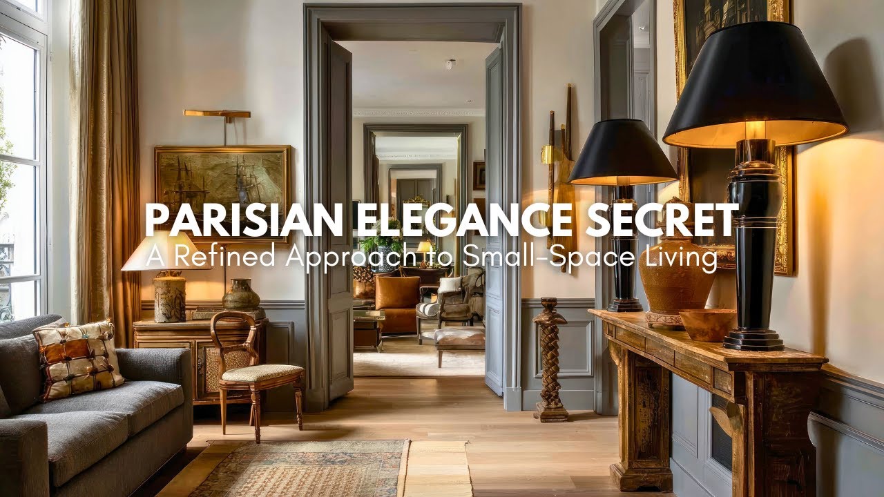 Parisian Interior Design for Small Spaces: A Refined Approach to Small Space Living