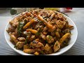 How to make very yummy and delicious fried chicken breast sauce with vegetables