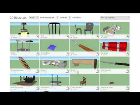 21 - 3DWarehouse - Sketchup apprendre