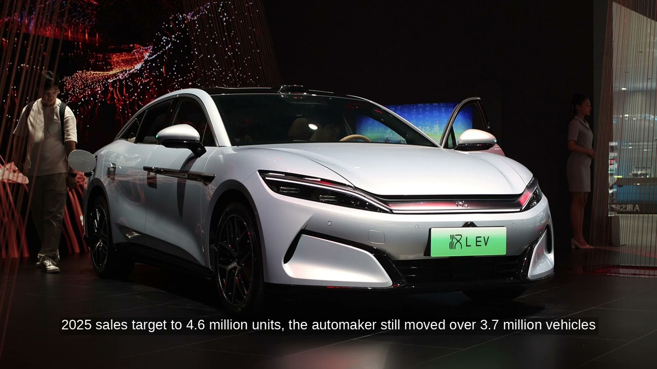 BYD targets 1.6 million overseas sales by 2026, according to Citi