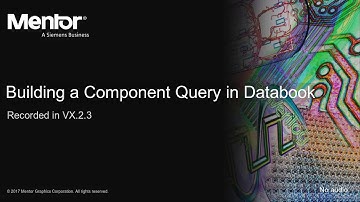 Building a Component query for Databook in the schematic