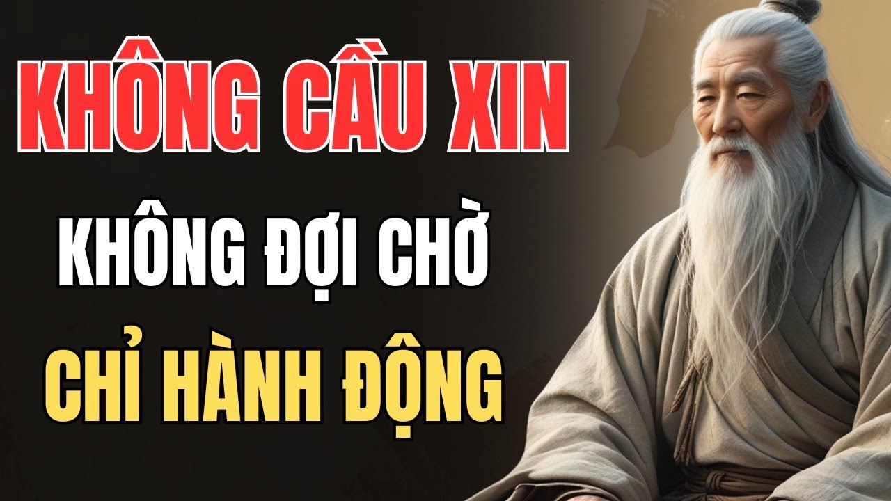 Outline Video CỔ NHÂN DẠY - NGƯỜI KHÔN KHÔNG CẦU XIN, KHÔNG ĐỢI CHỜ, CHỈ HÀNH ĐỘNG | Triết Lý Sống