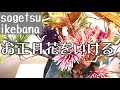 お正月花をいける。No.392