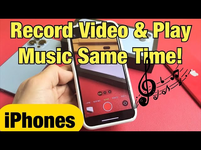 iPhones: How to Video Record u0026 Play Music Simitaneously class=