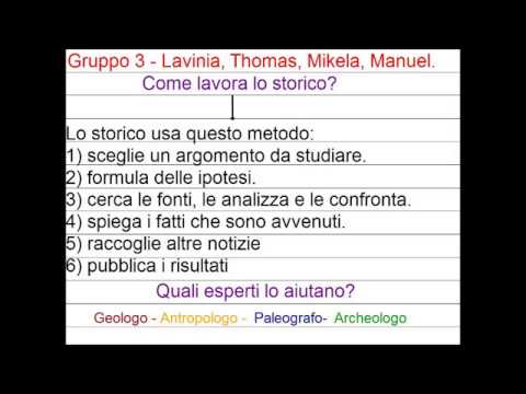 Introduzione Alla Storia Lavoro Di Gruppo Classe 4 A Villaggio