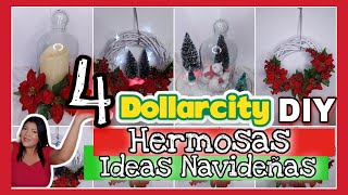 4 MANUALIDADES NAVIDEÑAS 2023 \/ Ideas navideñas para regalar o vender \/ DIY NAVIDAD DOLLARCITY