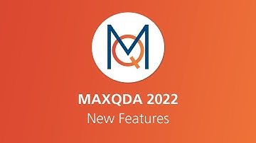 MAXQDA 2022 - New Features