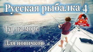 Русская рыбалка 4. Тур для новичка. Сколько можно заработать? Ловля на бонды