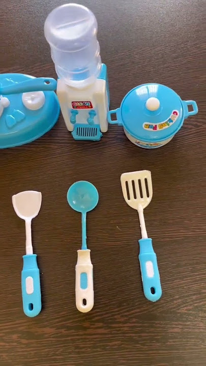 Unboxing Miniature Plastic Full Kitchen Set Collection, Kitchen Set Tools, Miniature Set